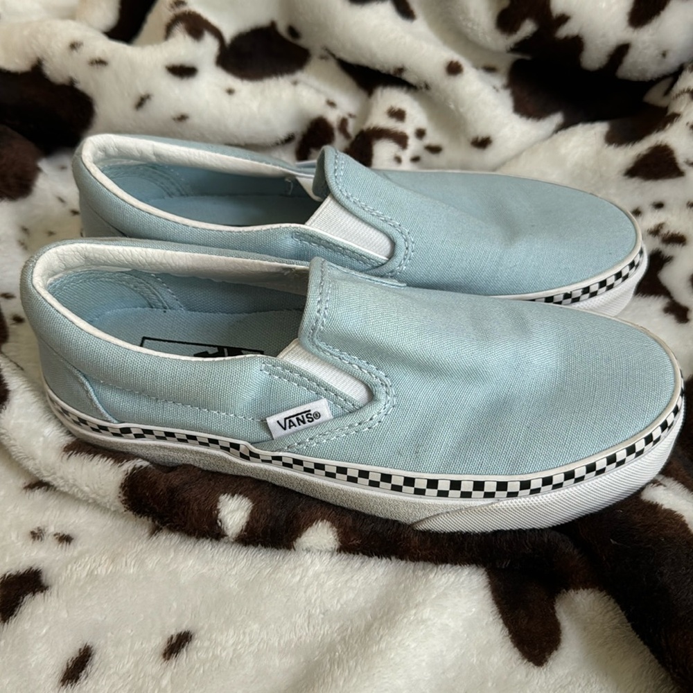 Light Blue Vans - US Men’s Size 3.5 / US Women’s Size 5.0